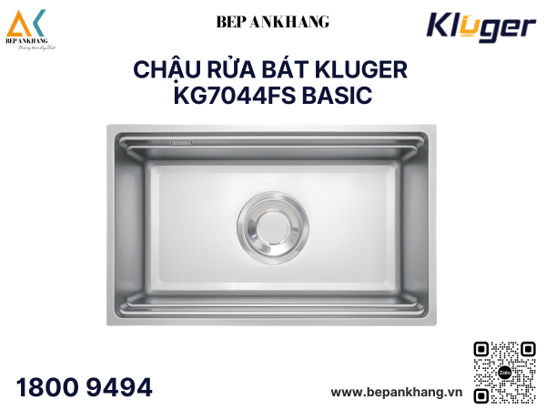 Chậu rửa bát Kluger KG7044FS Basic - Thương Hiệu Việt Nam